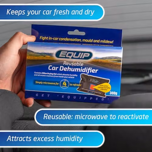 Equip Reusable Car Dehumidifier to Absorb Moisture and Prevent Damp and Condensation, Available in Blue, Pink or Grey – 2