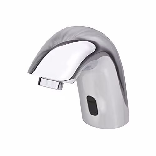 Nes Home Arch Infra-Red Sensor Basin Mono Mixer Tap with TMV Valve in Chrome Silver – 2