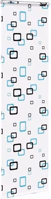 Berkfield Home Dotted Shower Roller Blind with Cassette, Multicolour, W: 80 cm, H: 240 cm