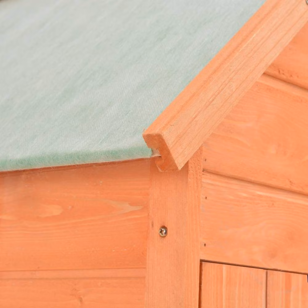 Berkfield Home Garden Storage Shed in Brown Wood with Internal Shelving, W/D/H: 71 x 60 x 213 cm – 3