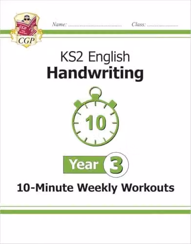 CGP KS2 Year 3 English Handwriting 10-Minute Weekly Workouts Multicolour