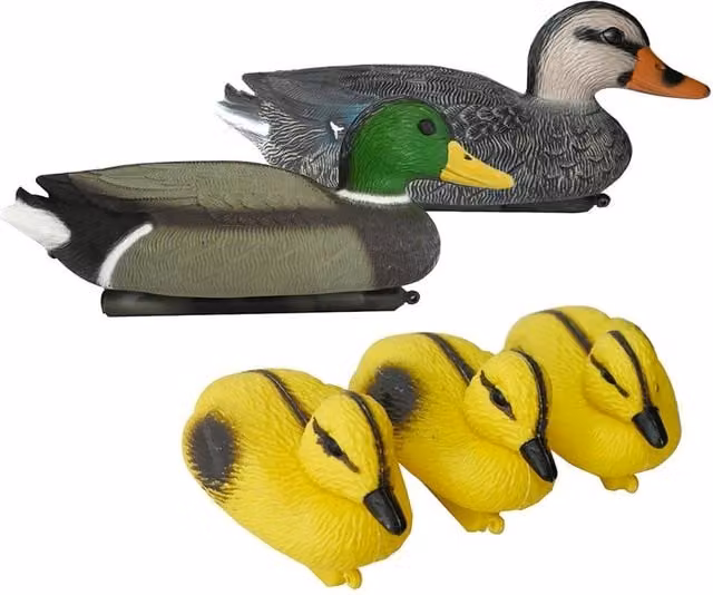 SPETLEK Floating Drake Duck Family Decoy Set, Multicolour Plastic – 1