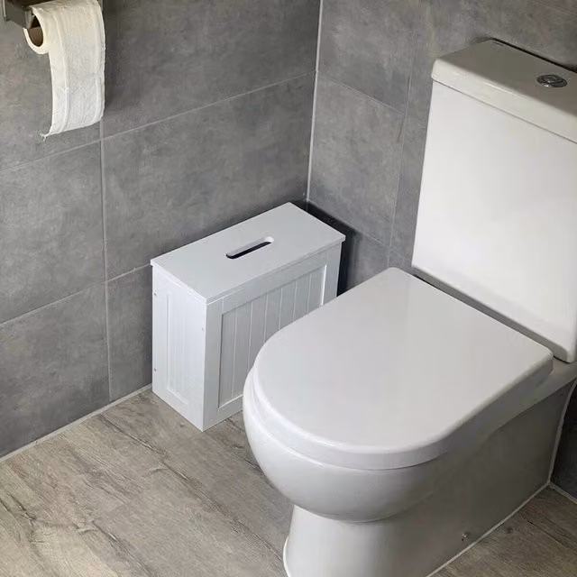 EONLION White Toilet Cleaning Product Storage Tidy Box – 1
