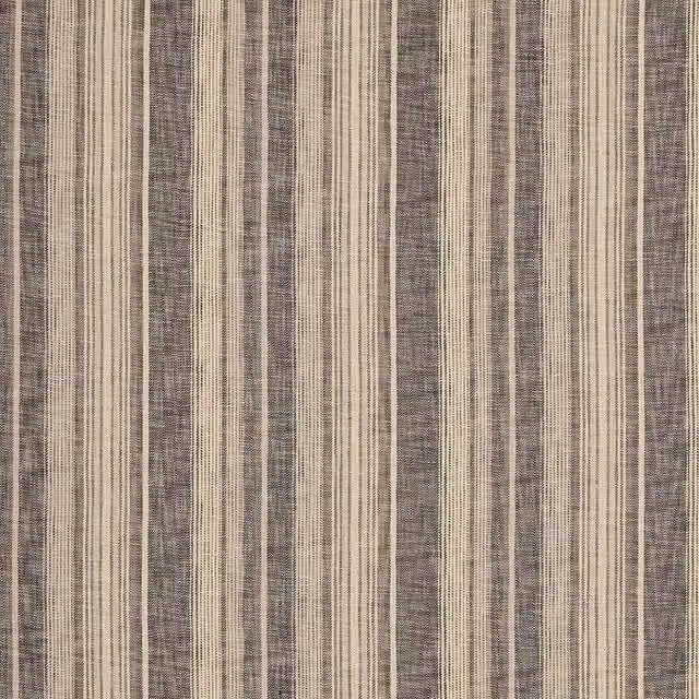 iLiv Maya Striped Fabric Curtains in Ebony, Grey, Beige and Multicolour