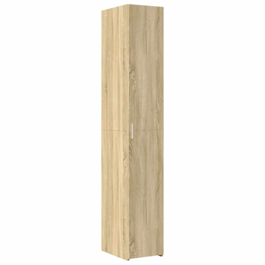 Berkfield Home Sonoma Oak Highboard in Brown, W/D/H: 30 x 42.5 x 185 cm
