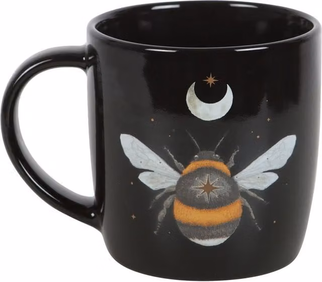 Something Different Forest Bee Ceramic Mug in Black
