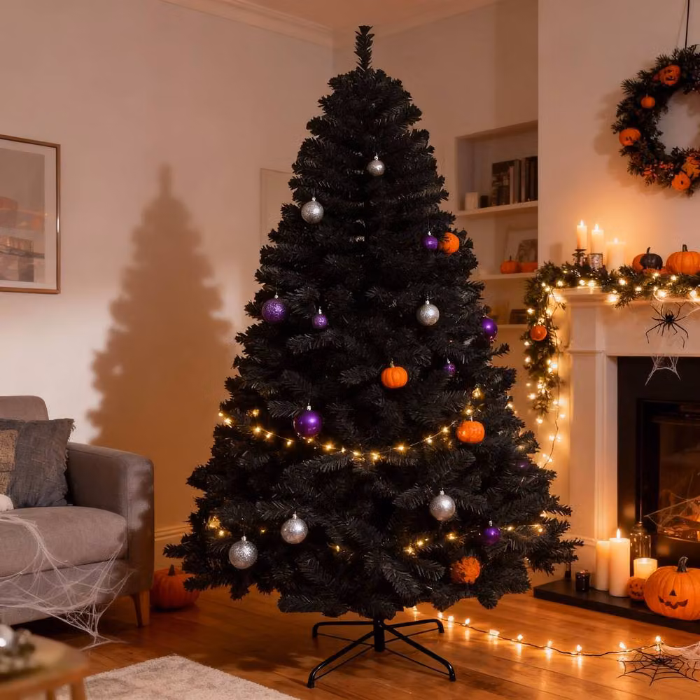 Shatchi 12ft Black Alaskan Pine Christmas Tree – 2