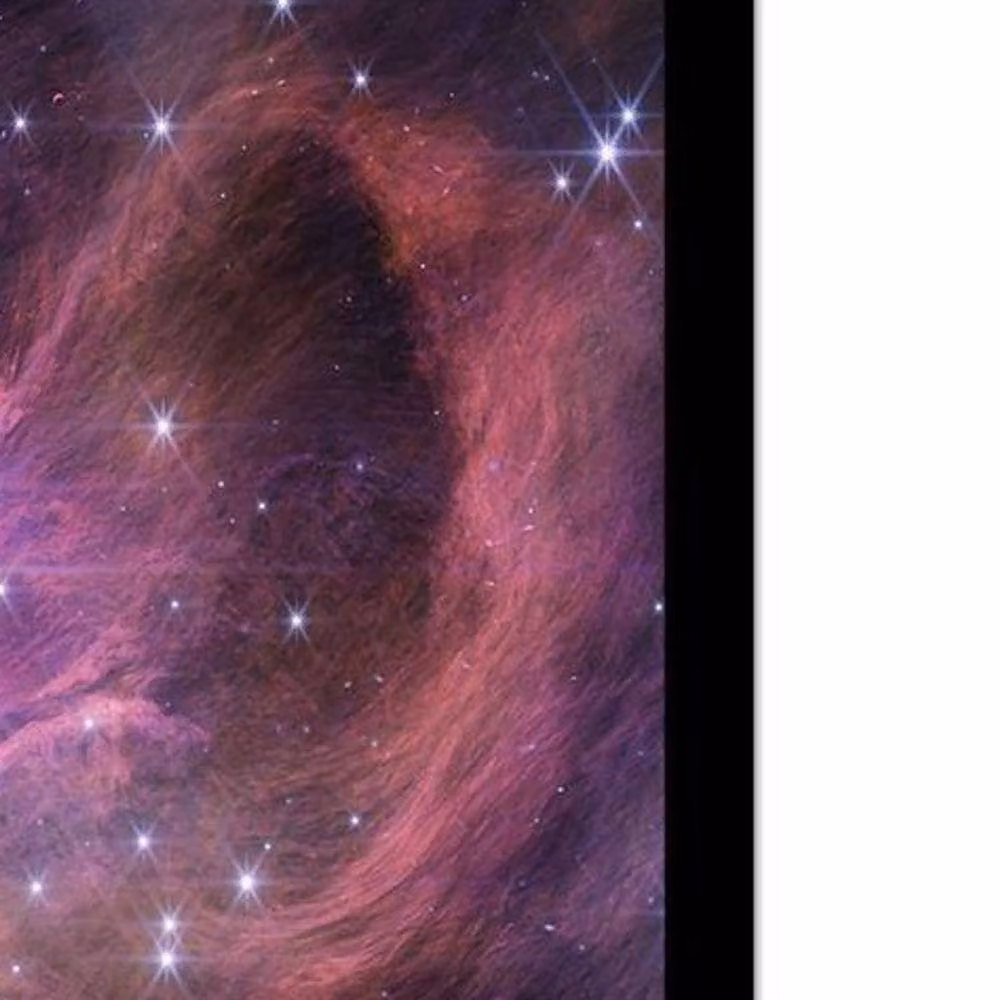 NASA Free Floating Brown Dwarf Nircam Framed Multicolour Paper Poster – 2