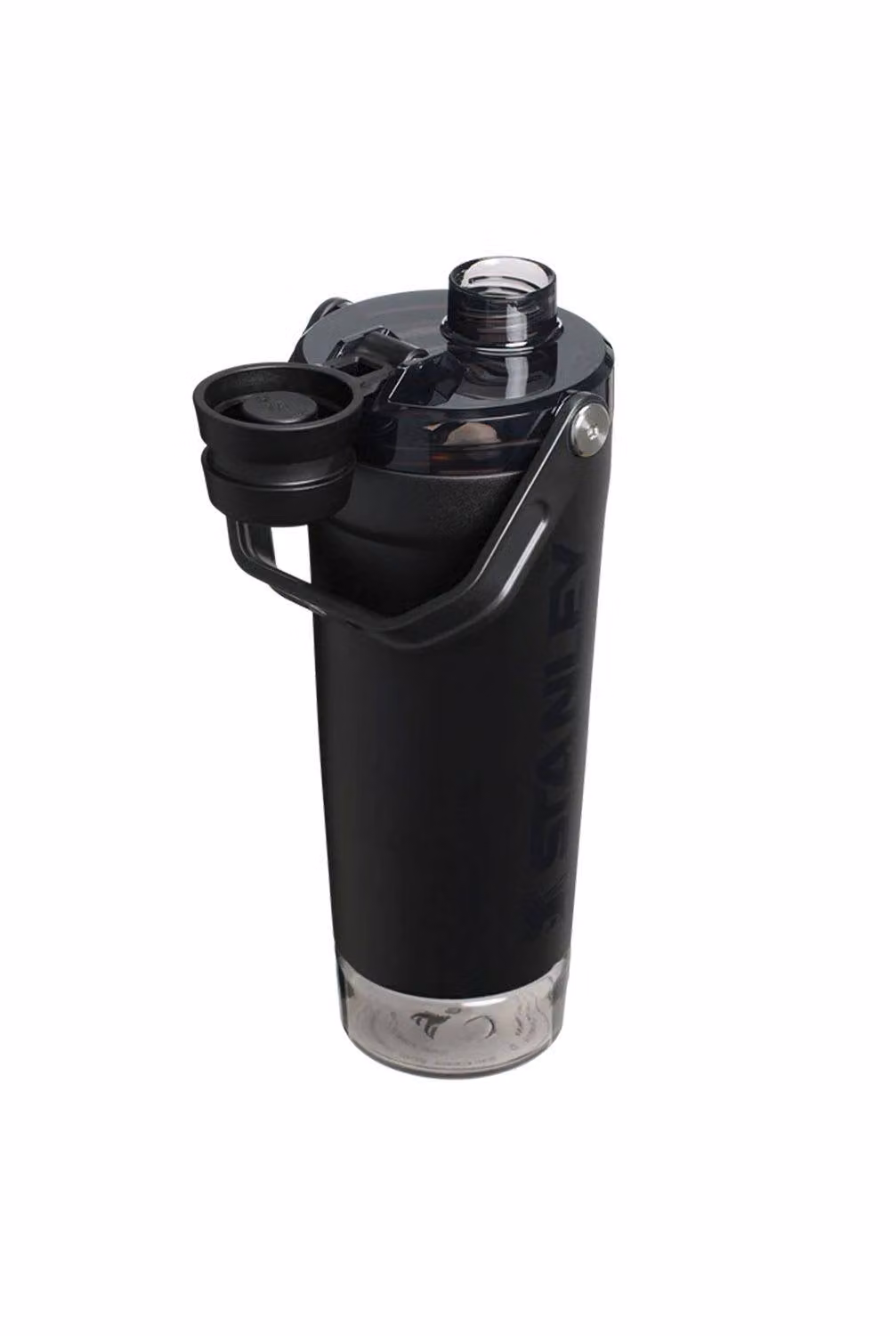 Stanley Vitalize Leakproof Insulated Stainless Steel Shaker Bottle, Black, 0.59 l – 2