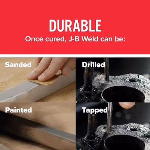 JB Weld Original Cold-Weld Heat Resistant Epoxy in Grey and White – 3