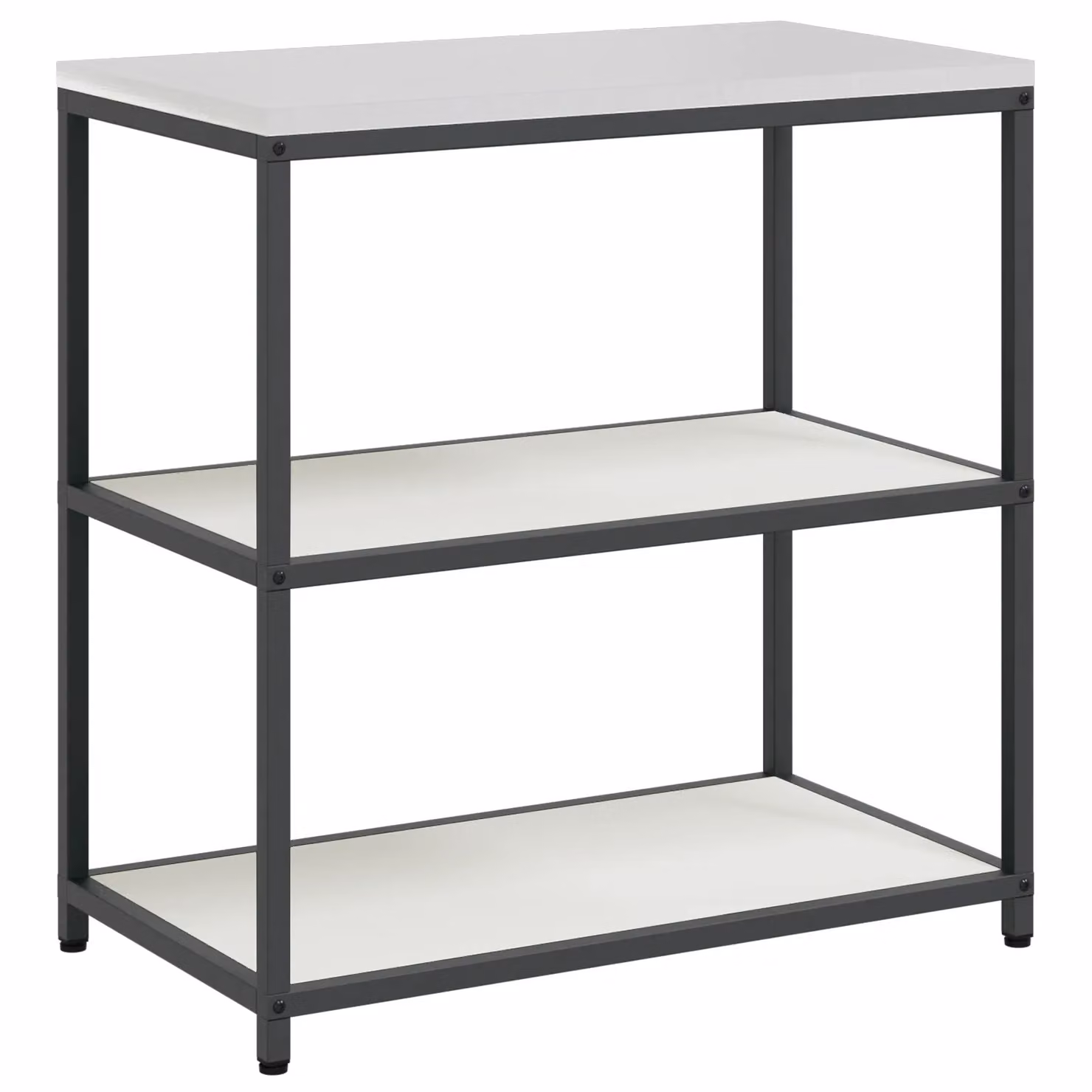Berkfield Home Kitchen Storage Shelf in Matt White Metal – 2