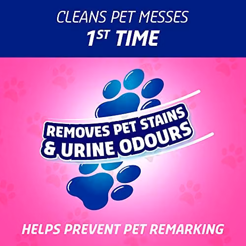 Vanish Pet Expert Oxi Action Stain Remover Spray, 500ml, Pink, Fresh Scent Carpet Cleaner – 2