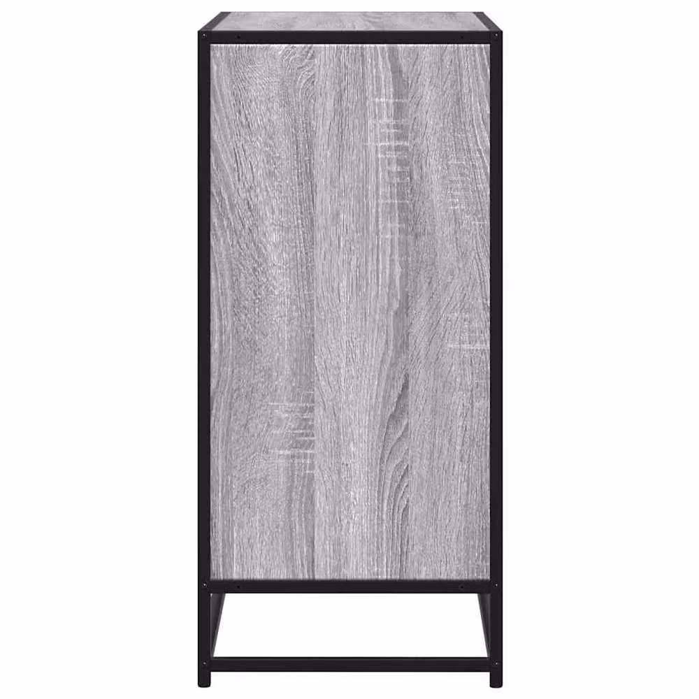 Berkfield Home Grey Sonoma Sideboard in Engineered Wood and Metal, W/D/H: 68 x 35 x 76 cm – 4