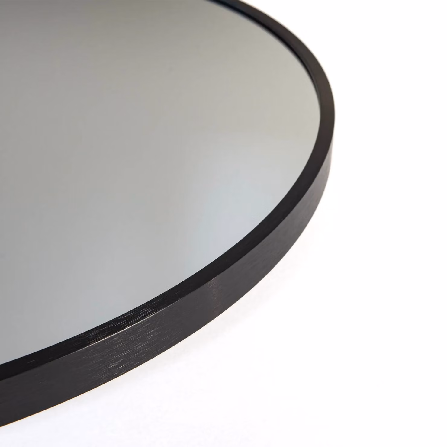 Nielsen Design Jaron Round Aluminium Wall Mirror in Black, Diameter: 60 cm – 3