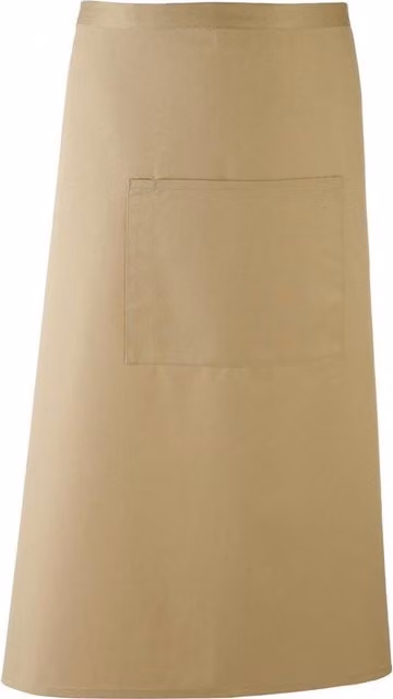 Premier Colours Poly-Cotton Bar Apron in Beige