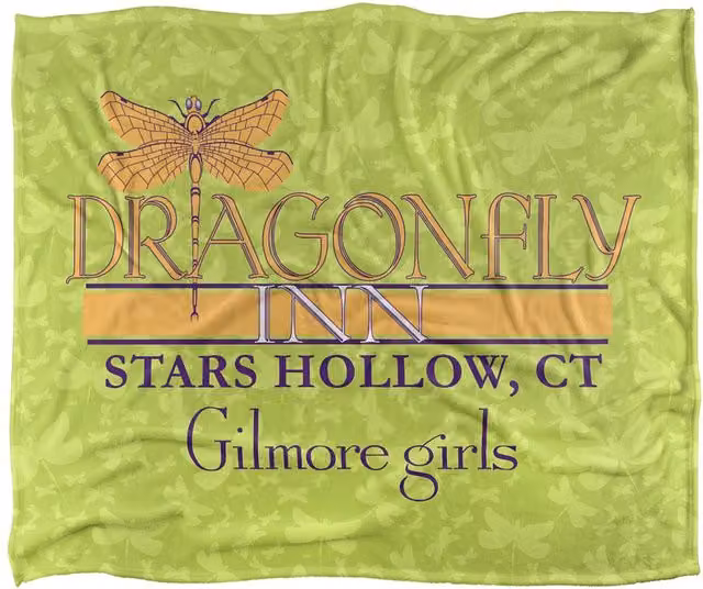 Warner Brothers Gilmore Girls Silky Touch Super Soft Throw Blanket in White, W: 152 cm, D: 127 cm