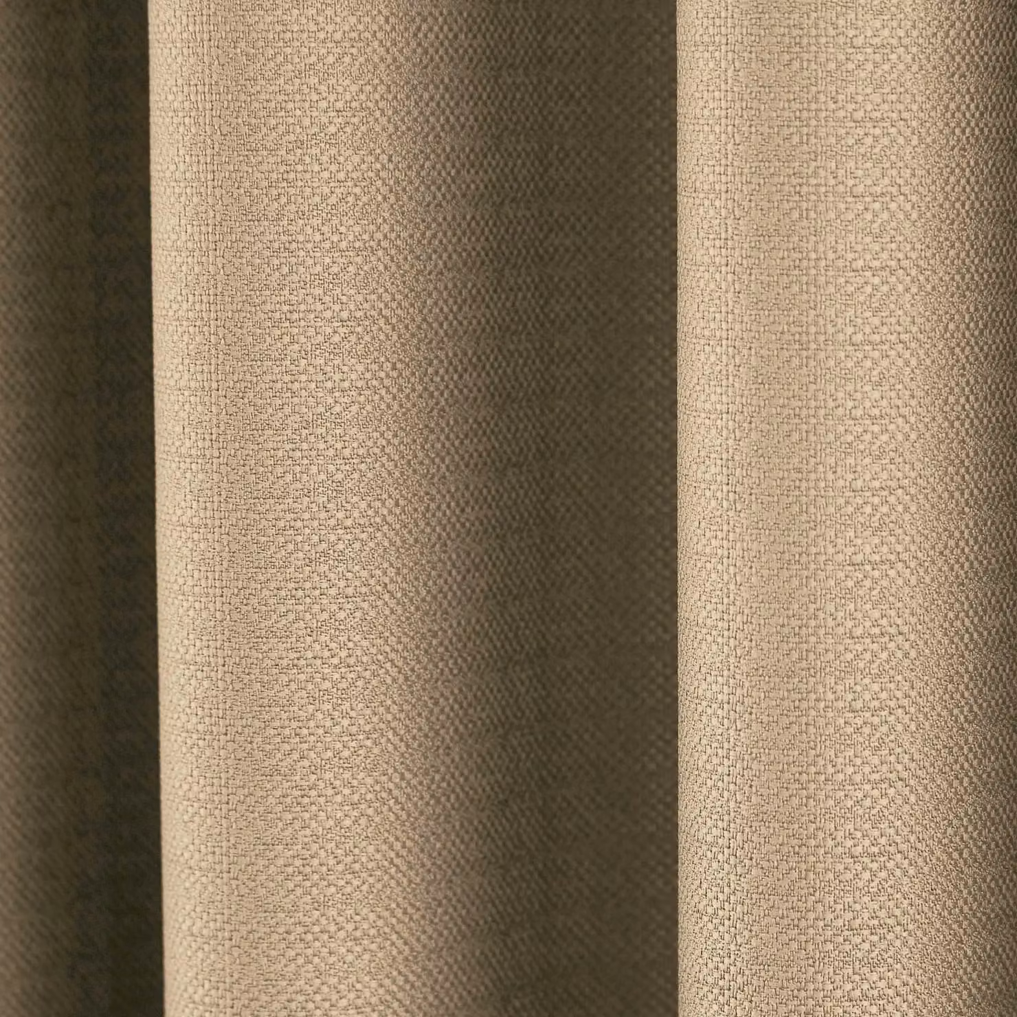 Helena Springfield Eden Woven Lined Eyelet Curtains in Beige and Silver, Width: 167 cm, Drop: 228 cm – 3