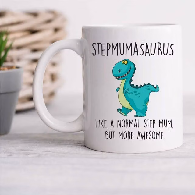 60 Second Makeover Stepmumasaurus White Ceramic Mug