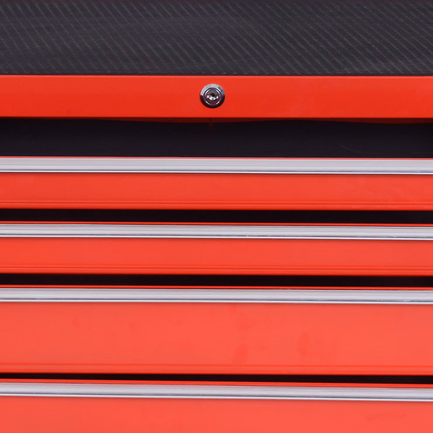 Durhand 7-Drawer Tool Storage Cabinet on Wheels with Safety Lock, Red – 5
