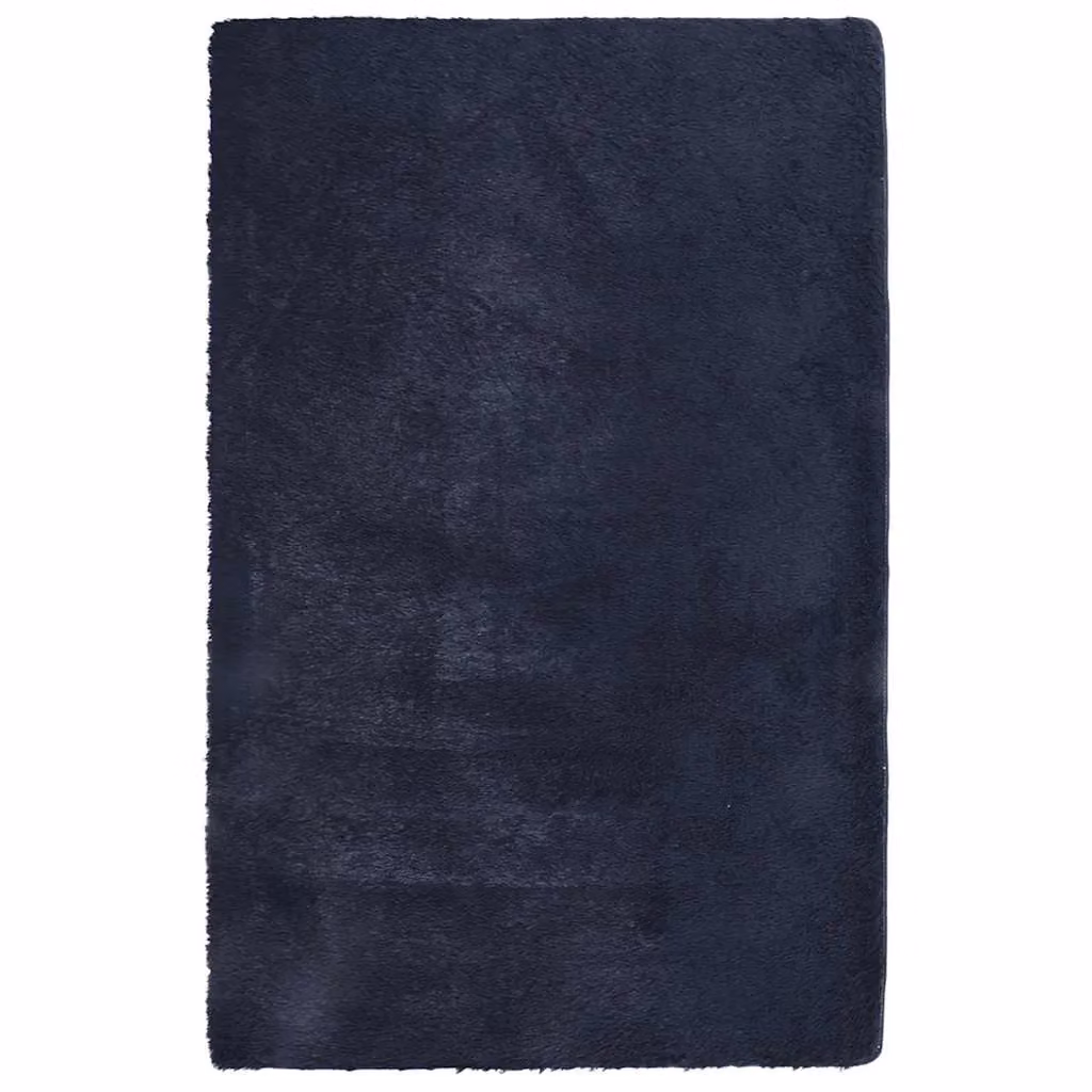 Berkfield Home NAVARRA Shaggy High Pile Rug, Blue, W: 130 cm x D: 200 cm – 2