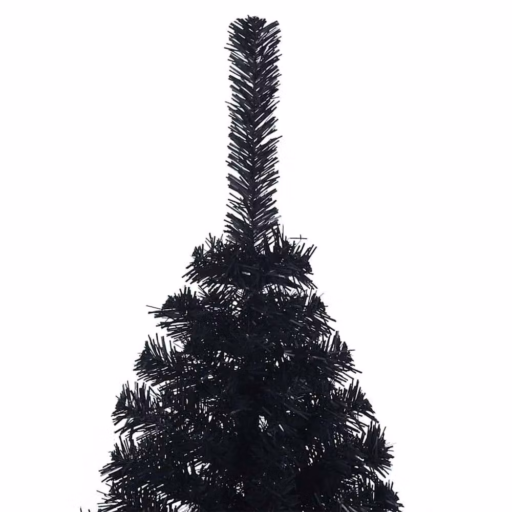 Berkfield Home Beautiful Pre-lit Artificial Christmas Tree in Black, Height: 150 cm – 4