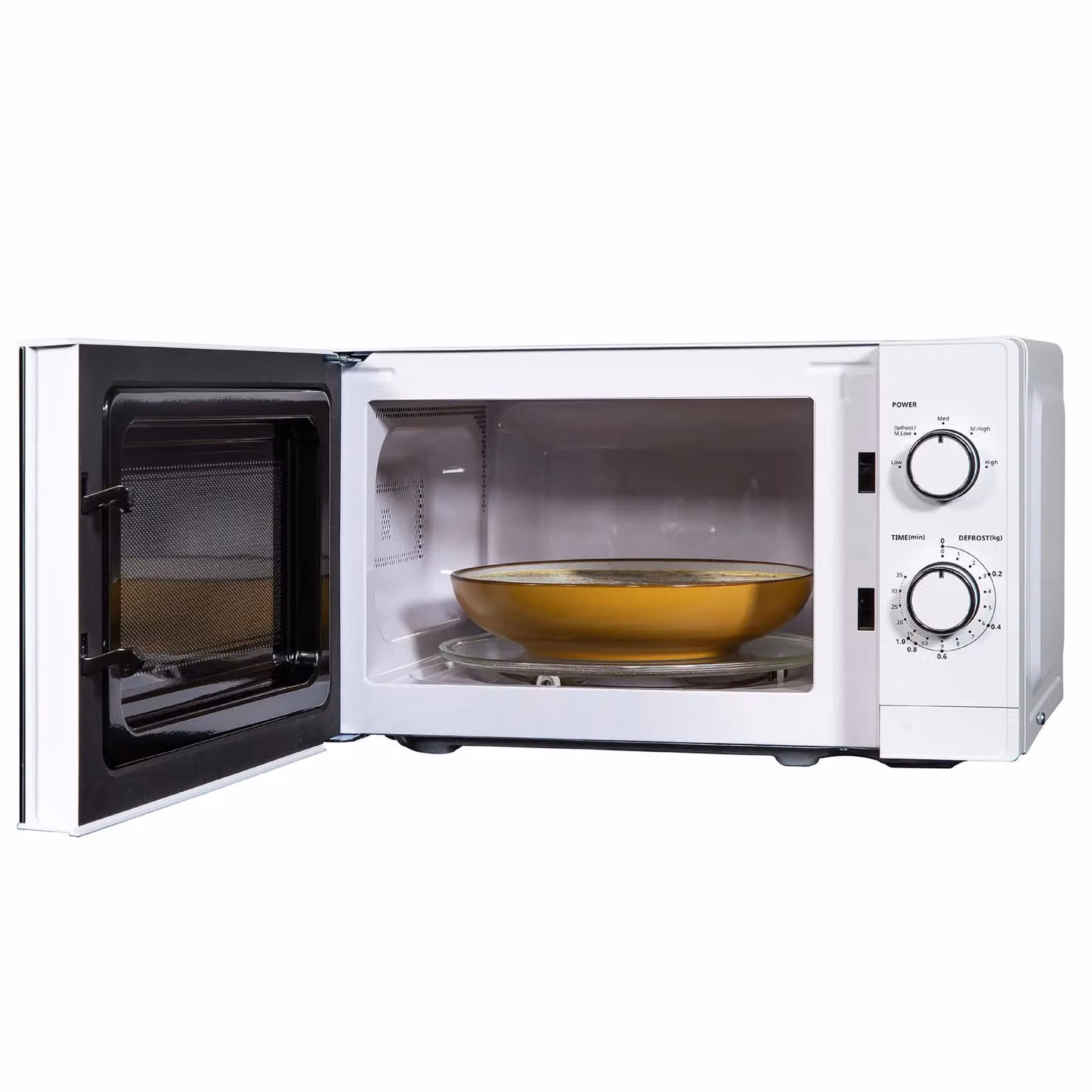 Russell Hobbs RHM2027 Manual Solo Microwave, 20 Litres, 800W, White – 5