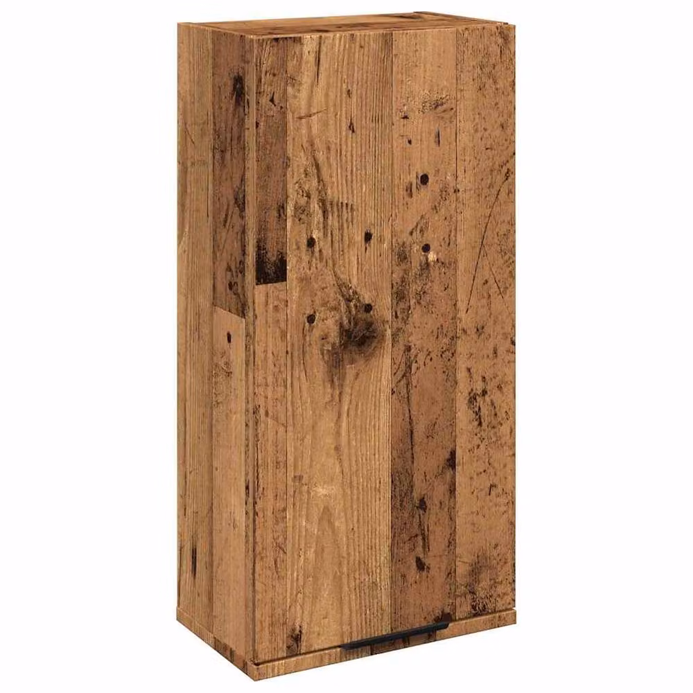 Berkfield Home Wall-mounted Rustic Bathroom Cabinet in Brown, W/D/H: 32 x 20 x 67 cm – 3