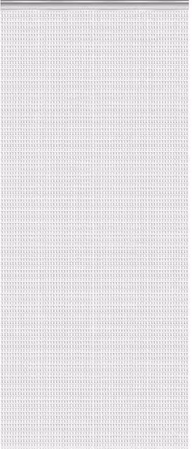 NESTLUNE Aluminium Chain Fly Screen Curtain Door in Silver, W: 90 cm, H: 214 cm