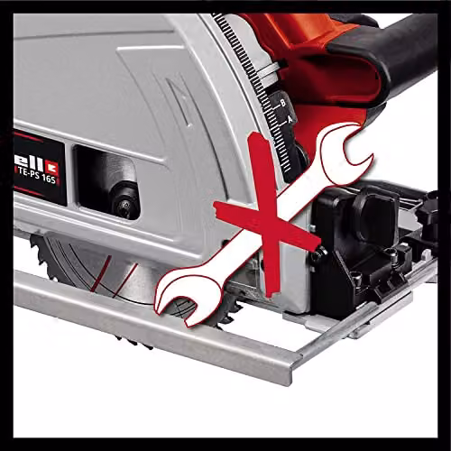 Einhell 1200W Mains Plunge Saw in Red – 4