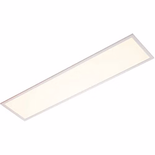 Loops Rectangular Backlit LED Ceiling Panel Light, White, W/D/H: 119.5 x 29.5 x 3.0 cm, 40W Cool White