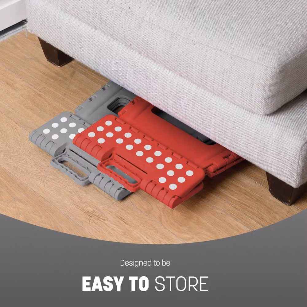 Keplin Heavy Duty Folding Step Stool in Grey – 4