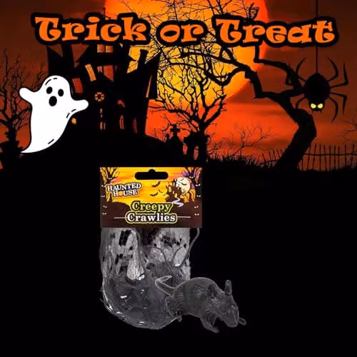 VFM e-Store Halloween Creepy Crawlies Set in Black – 4