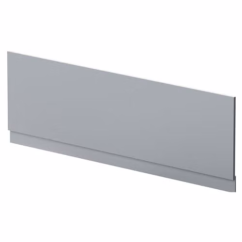 Balterley Grey MDF Front Bath Panel with Plinth, Width: 169.5 cm