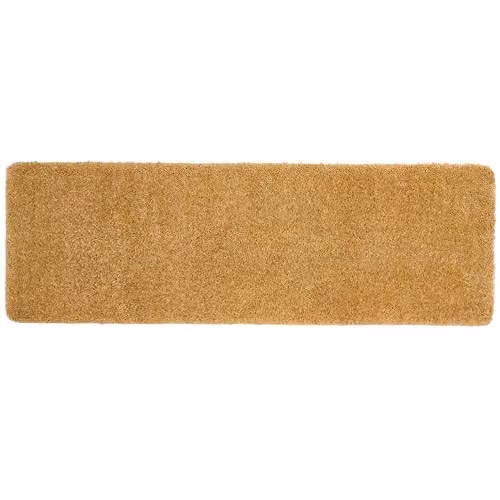 My Mat Yellow Non-Slip Washable Shaggy Pile Runner, W: 67 cm, L: 200 cm
