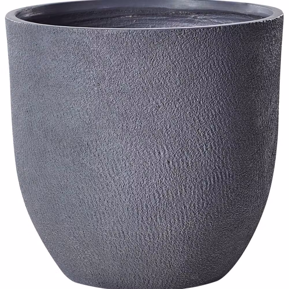 Wyld and Coco Grey Fibre Clay Round Planter Pot, Diameter: 55 cm – 2