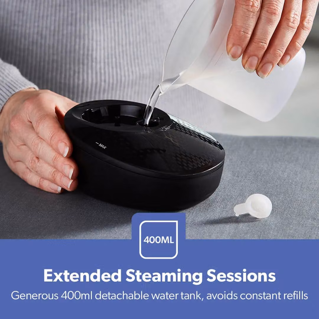 Geepas Handheld Portable Garment Steamer with Brush Attachment in Black – 6