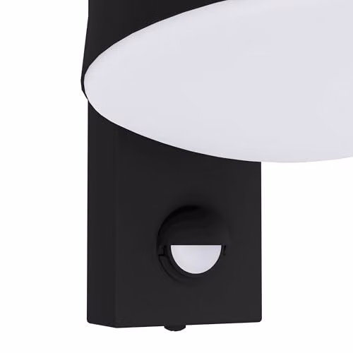 Eglo Caldiero Modern Metal Outdoor Wall Light with Motion Sensor, IP44, Grey – 4