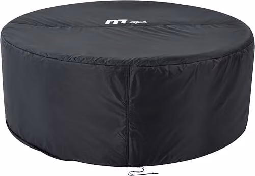 MSpa Thermal Round Spa Cover in Grey and Black, Diameter: 180 cm, Height: 69 cm – 1