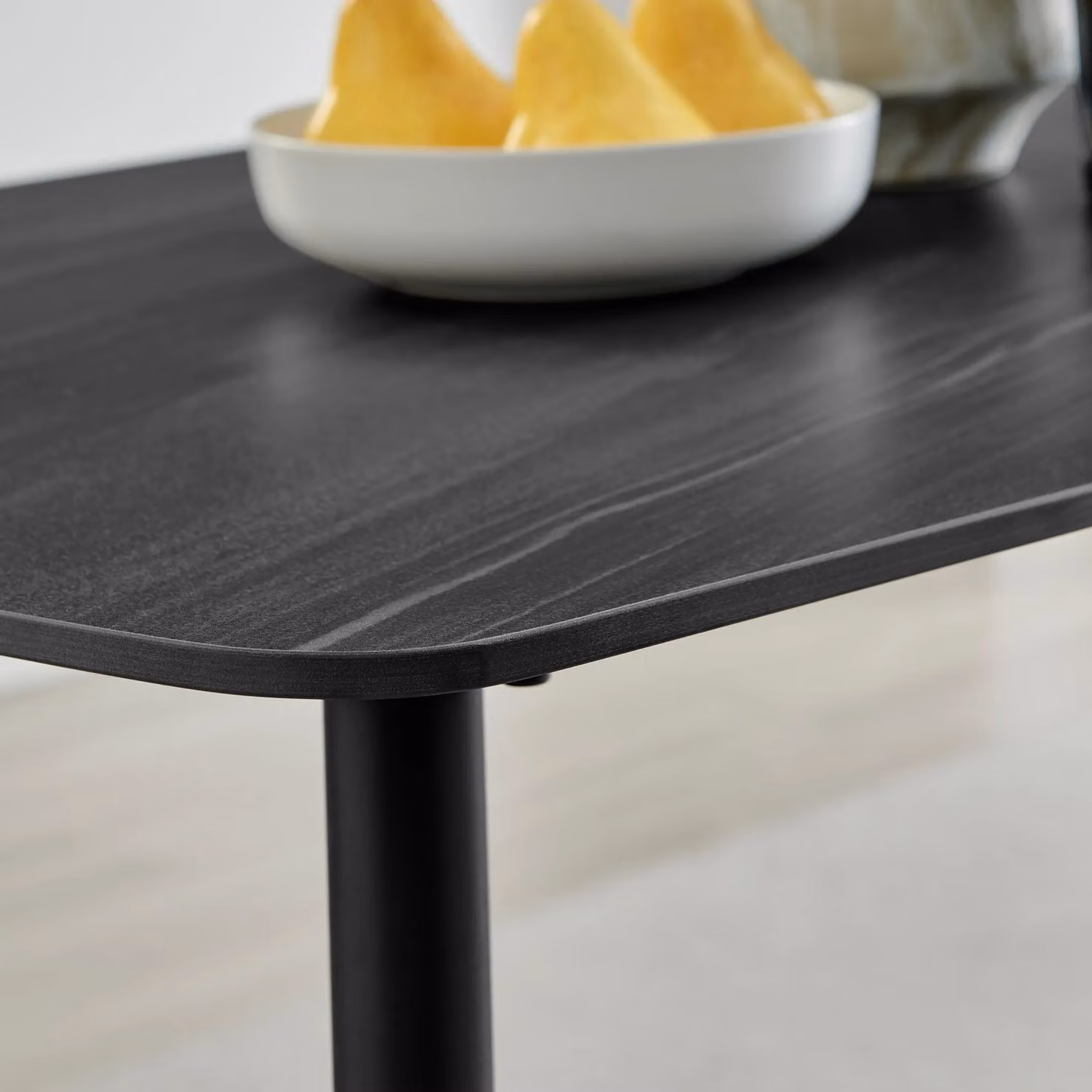 FurnitureboxUK Asti Modern Rectangular Ceramic Dining Table in Grey and Black with Matt Abstract Finish – 3
