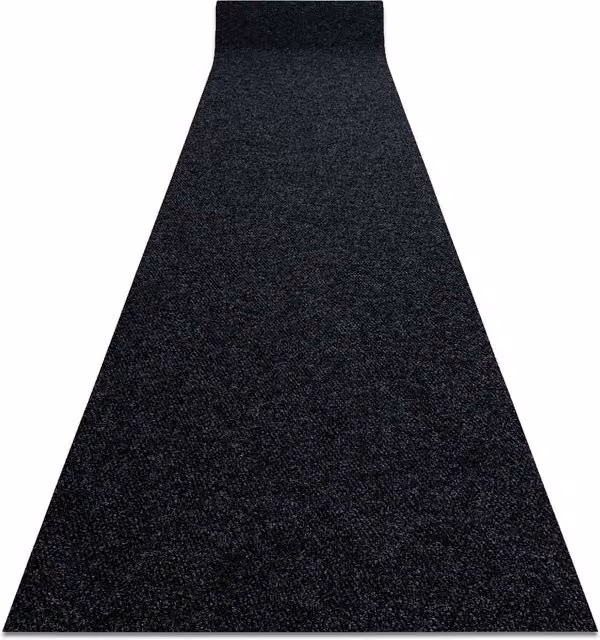 RugsX Non-slip Abstract Runner Rug in Black, W/D: 100 x 250 cm – 1