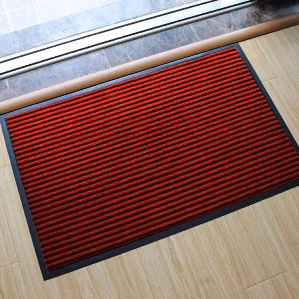 EONLION Red Rectangular Door Mat for Kitchen and Hallway, W/D/H: 100 x 110 cm – 2