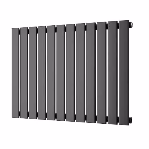 UK Radiators Typhoon Black Vertical Designer Radiator, W: 81.6 cm, H: 60 cm – 2