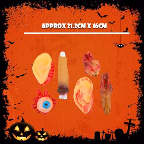VFM e-Store Multicolour Halloween Severed Body Parts Party Props – 3