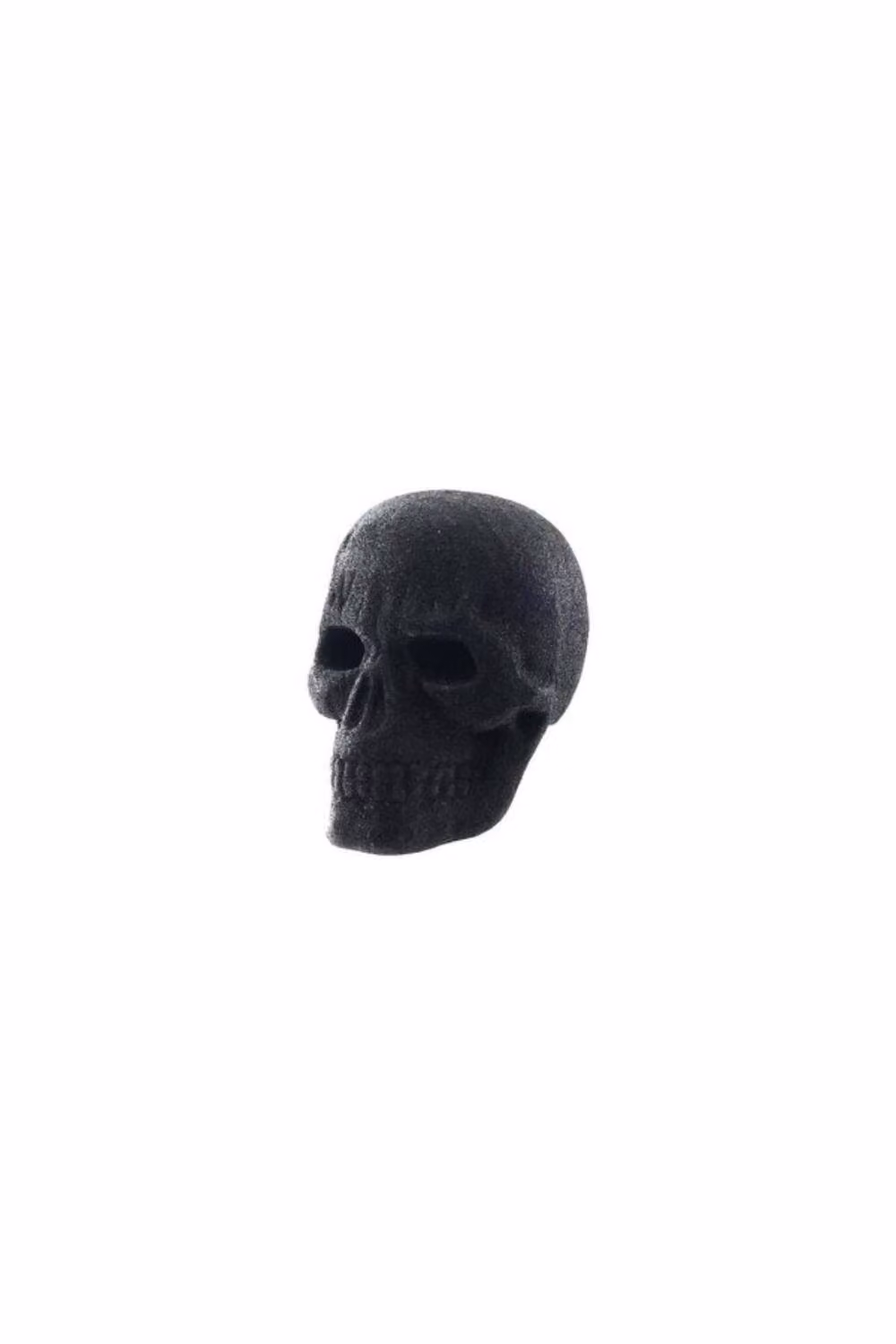 KDMD Black Glitter Skull Tabletop Decoration, Pack of 3, Height: 16 cm – 2