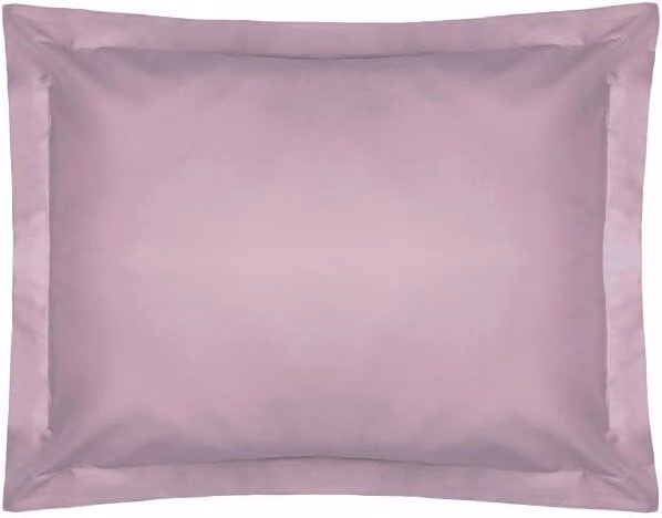 Belledorm Easy Care 200 Thread Count Cotton Polyester Percale Oxford Pillowcase in Pink