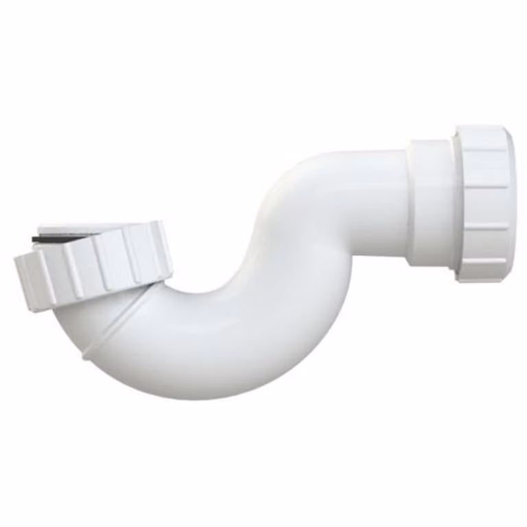 Royal Bathrooms White Plastic Tubular P Trap Bath Waste 40 x 19mm