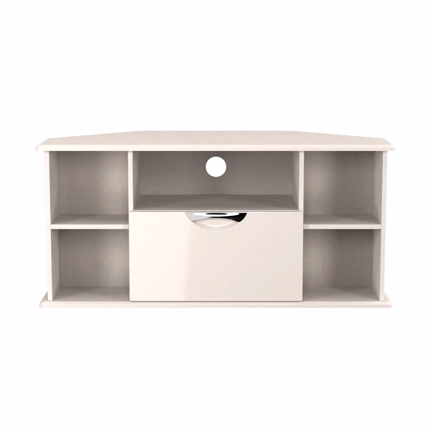 2 U Holborn Ready Assembled Corner TV Unit in Taupe/Beige – 2