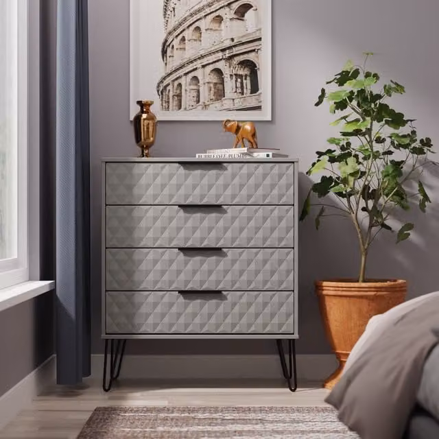 2 U Islay 4 Drawer Chest in Dark Grey – 1