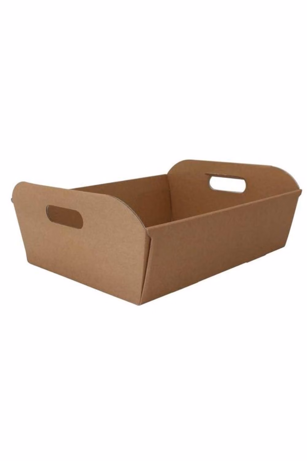 KDMD Natural Kraft Hamper Box Medium, 3 Pack, Brown/Beige, Width: 38.5 cm – 2