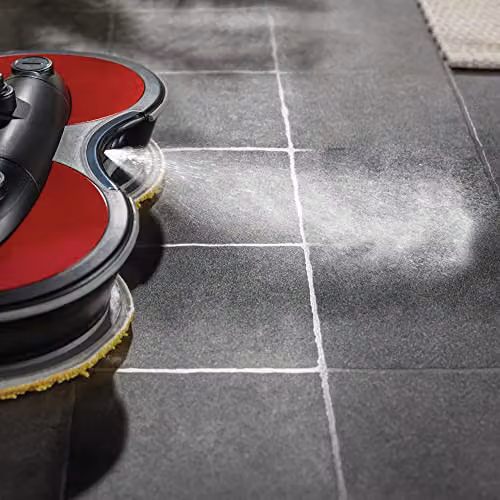 Ewbank FP90 Cordless Rechargeable Floor Polisher and Spin Mop Hard Floor Cleaner in Red – 7
